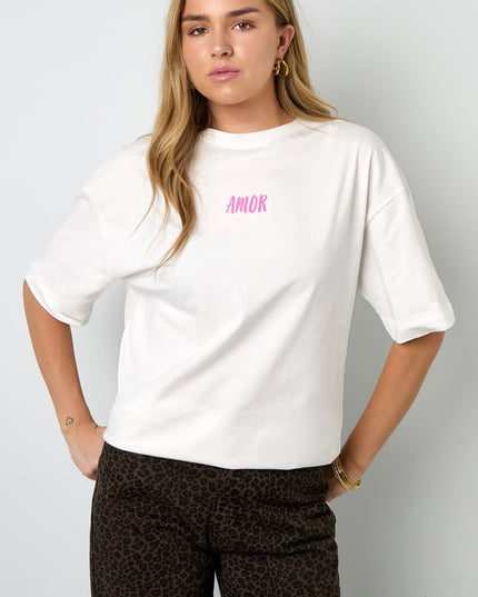 Amor por el mar oversized tee