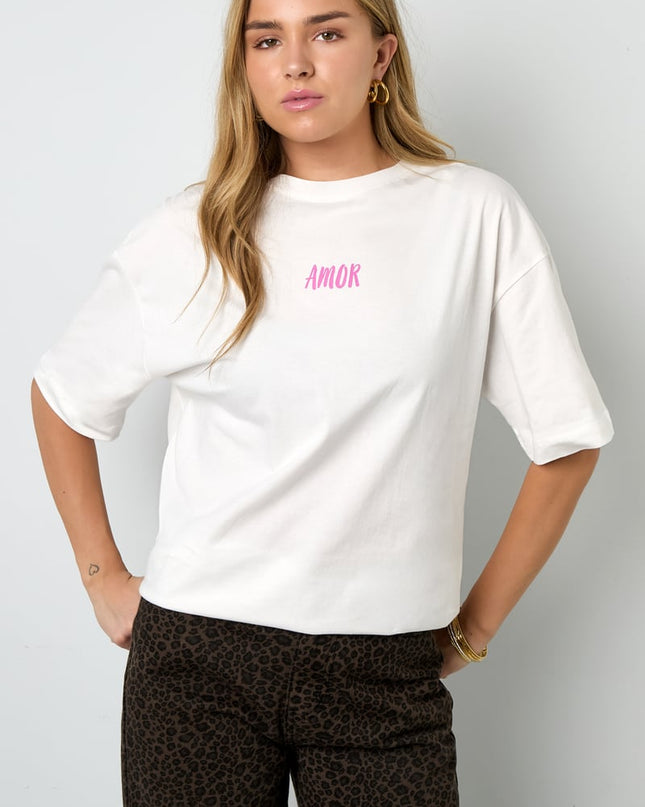 Amor por el mar oversized tee