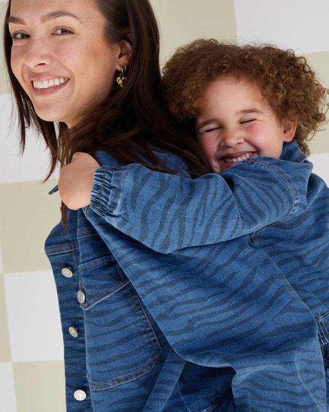 Twinning zebra style jas