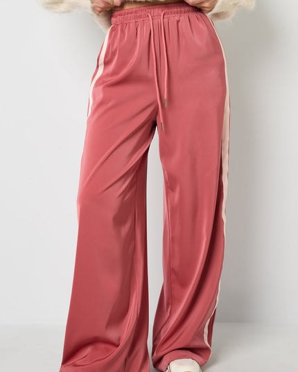 Satin Pants Stripe
