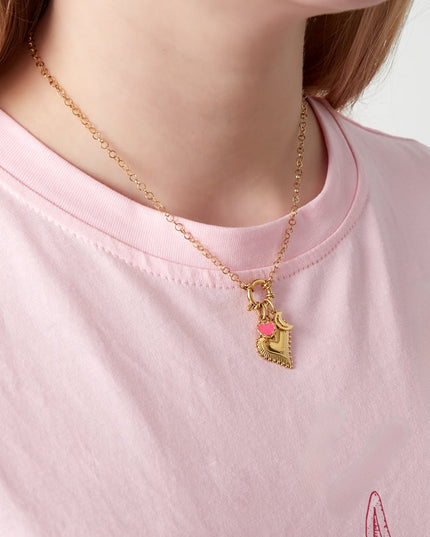 Chunky hart DIY ketting