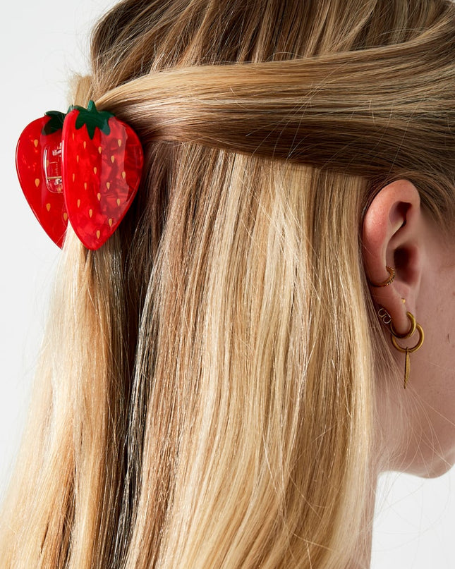 Strawberry hair clip