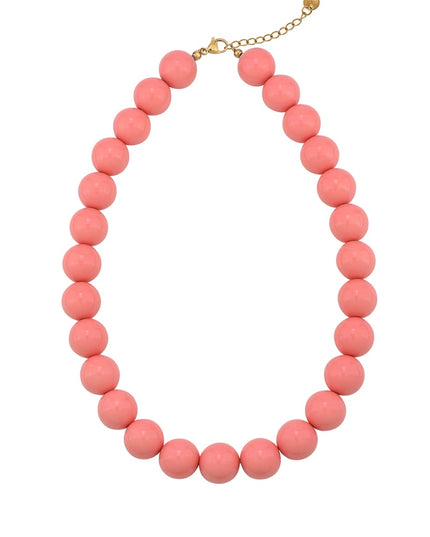Large colored necklace - 15mm