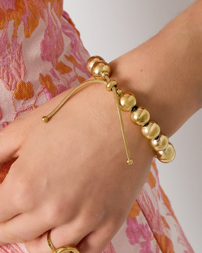 Holle kralen armband-12mm