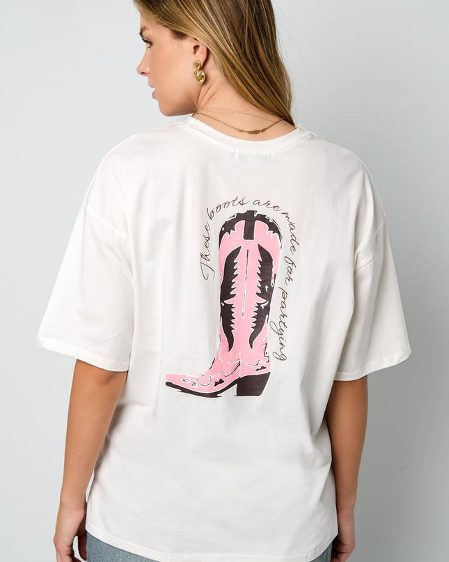 T-shirt Cowboy Boots