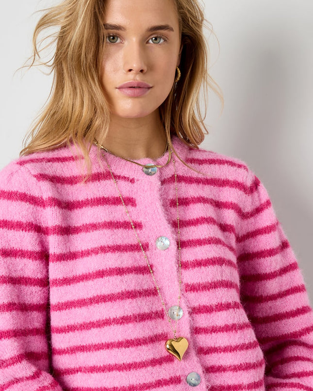 Stainless Steel Long Necklaces Heart Casual Daily Simple Series Women's jewelry