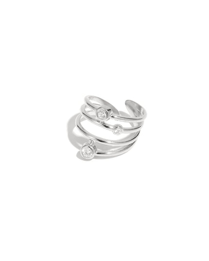 Stainless Steel Statement Rings lines Casual Daily Simple Series Women's jewelry