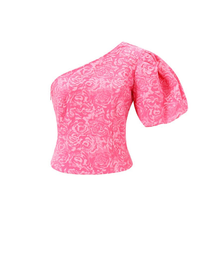 Short sleeve tops Floral print Elegant Spring/Summer