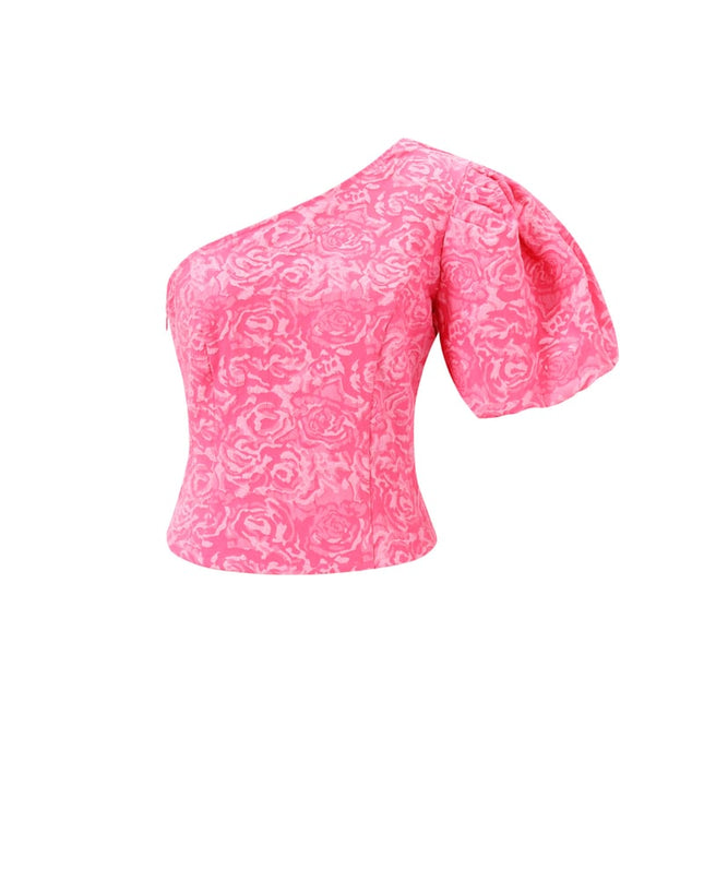 Short sleeve tops Floral print Elegant Spring/Summer