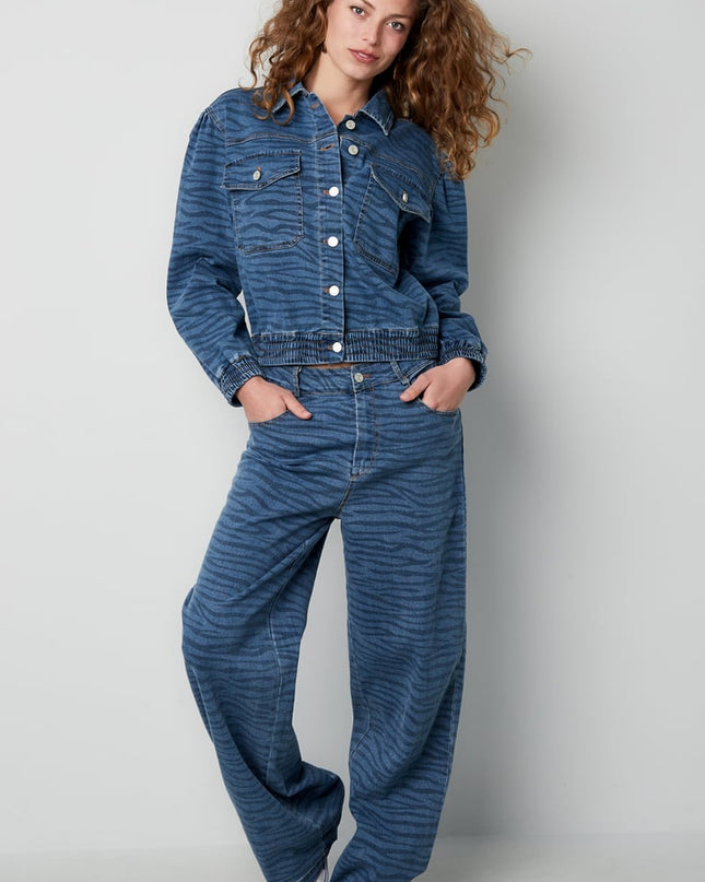 Twinning zebra style jas