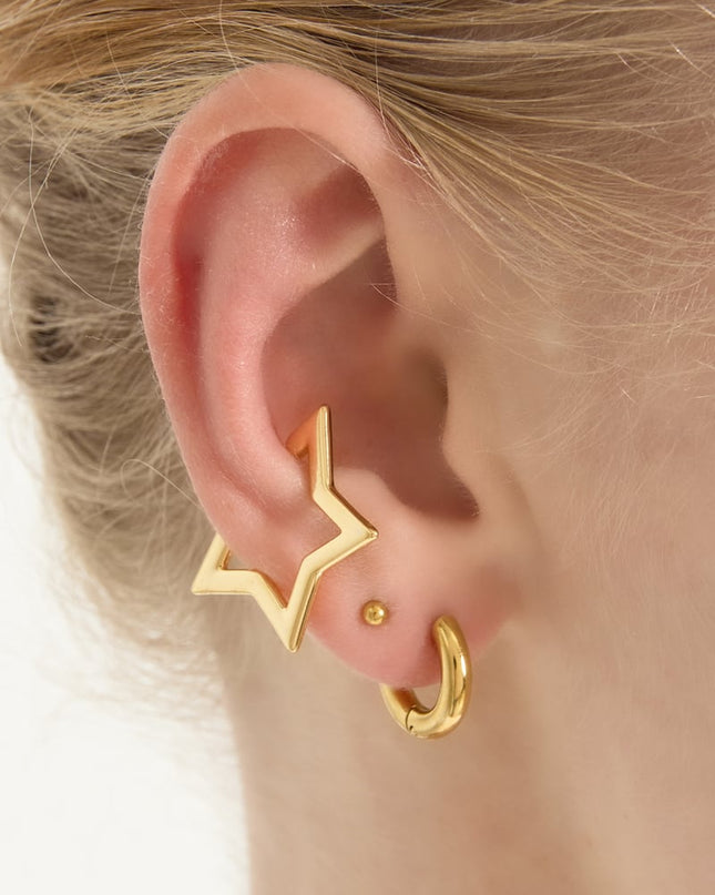 Koperen oormanchetten Star Casual Daily