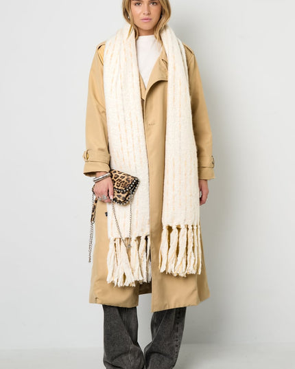 Winter scarves Strip Casual Polyester Daily Accessories