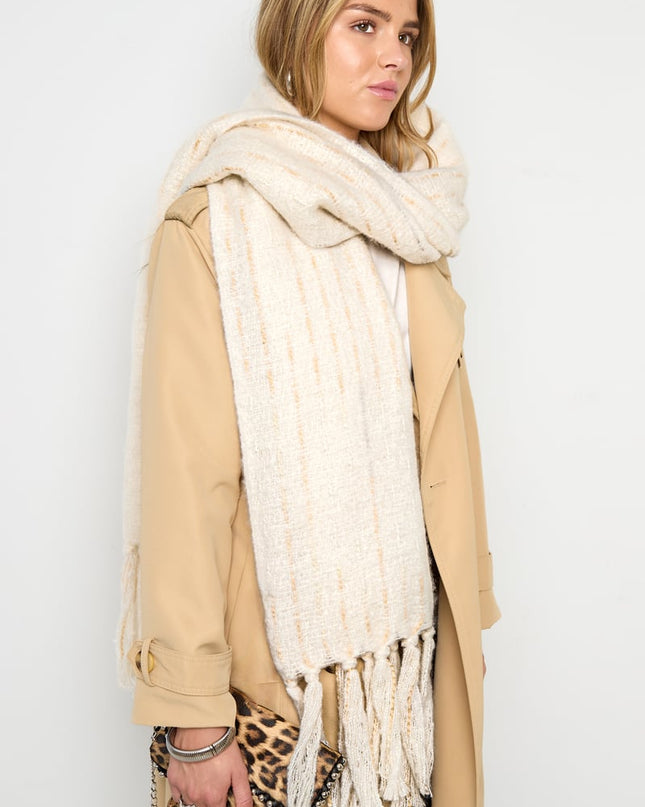 Winter scarves Strip Casual Polyester Daily Accessories