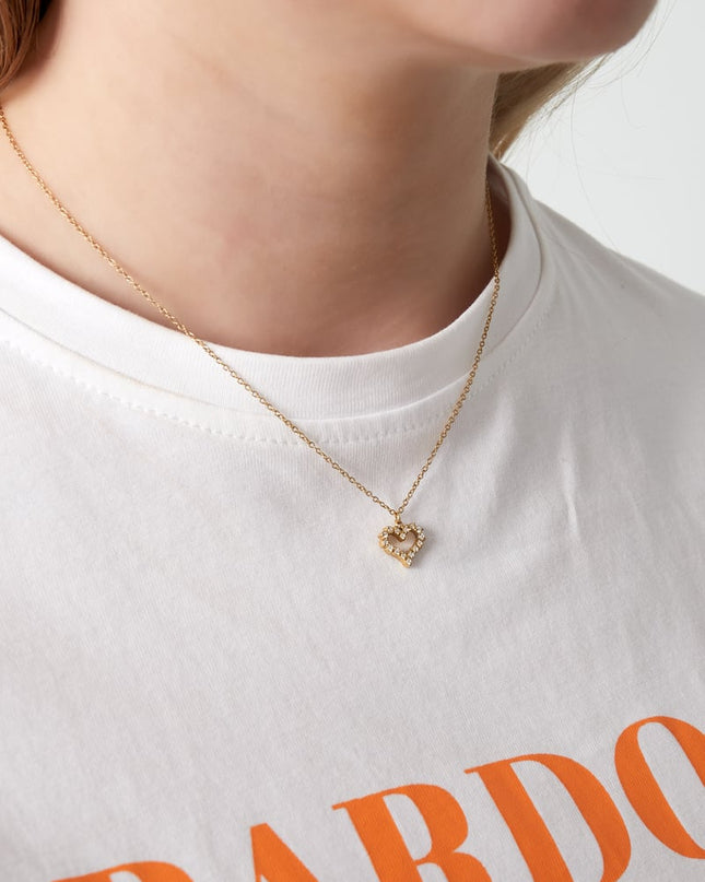 Ketting strass hartje