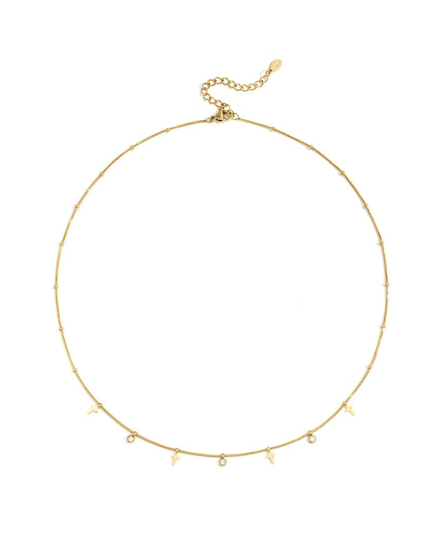 Stainless Steel Chain Necklaces Cross Casual Daily Simple Series Women's jewelry