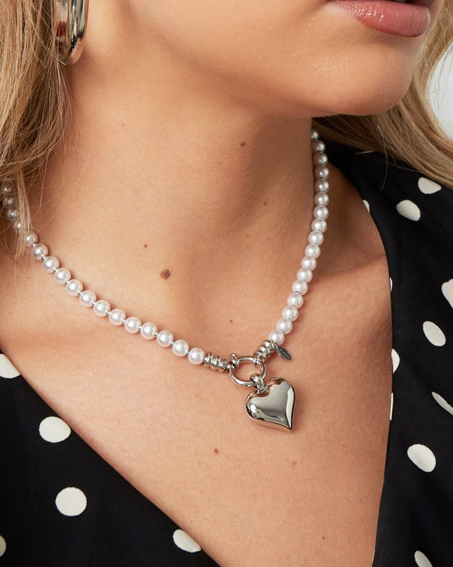 Beaded Necklaces Heart Beads Casual Daily Simple Series Women's jewelry