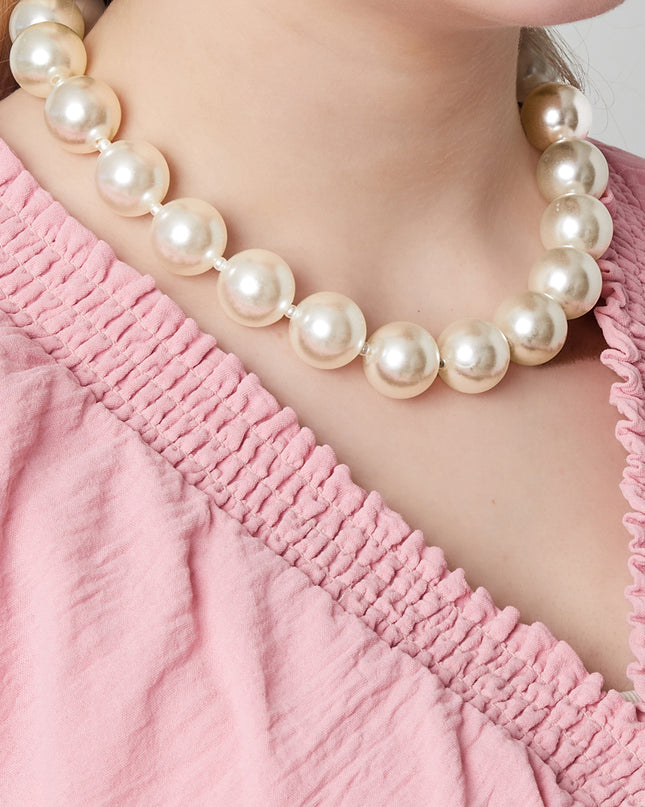 Pearl girl ketting 12mm-25mm