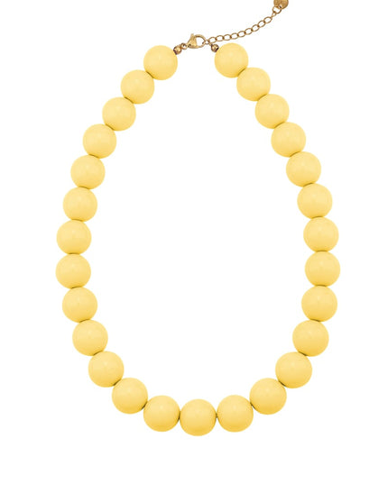 Large colored necklace - 15mm