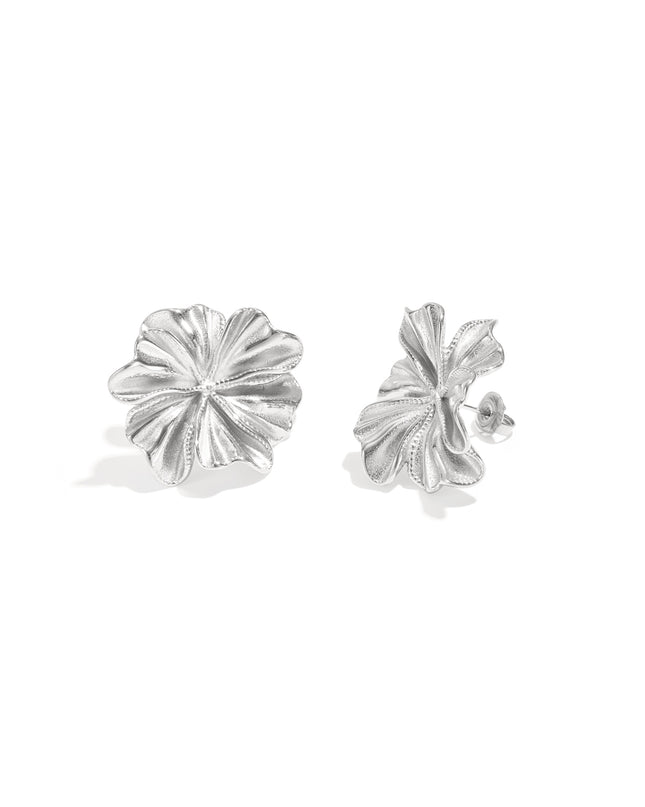 Oorbellen met bloemmotief, casual, dagelijks, eenvoudig, serie, damessieraden