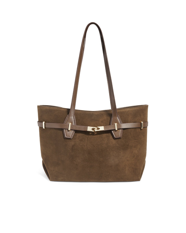 Tote Bags Effen Kleur Casual Suède Dagelijkse Accessoires