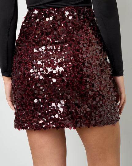 Polyestervezel (polyester) Minirokken Pailletten Elegante herfst-/winterkleding