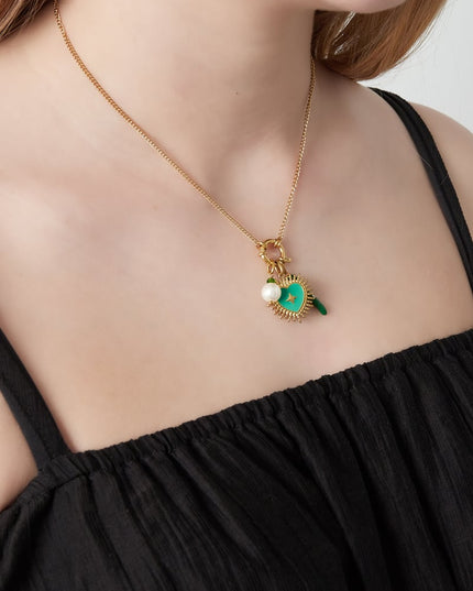 Groene hart DIY ketting