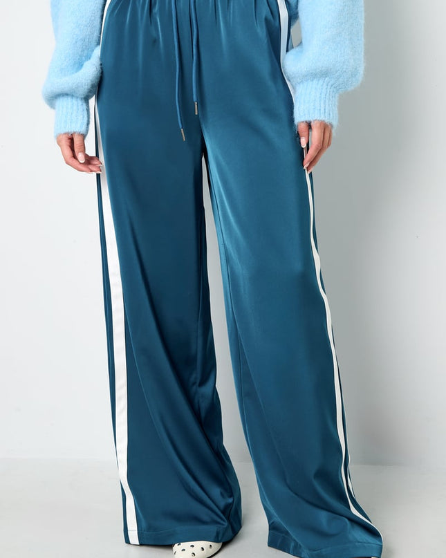 Satin Pants Stripe