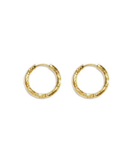 Oorbellen van roestvrij staal, Circle Simple, Simple Series, damessieraden