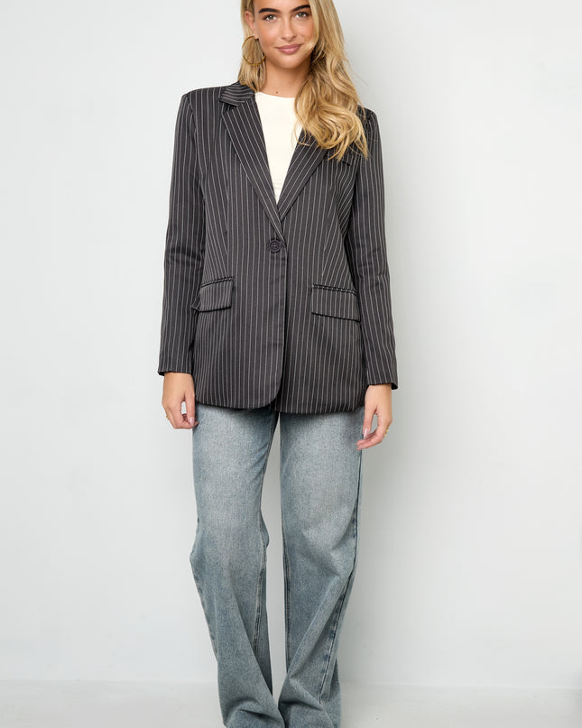 De krijtstreepblazer