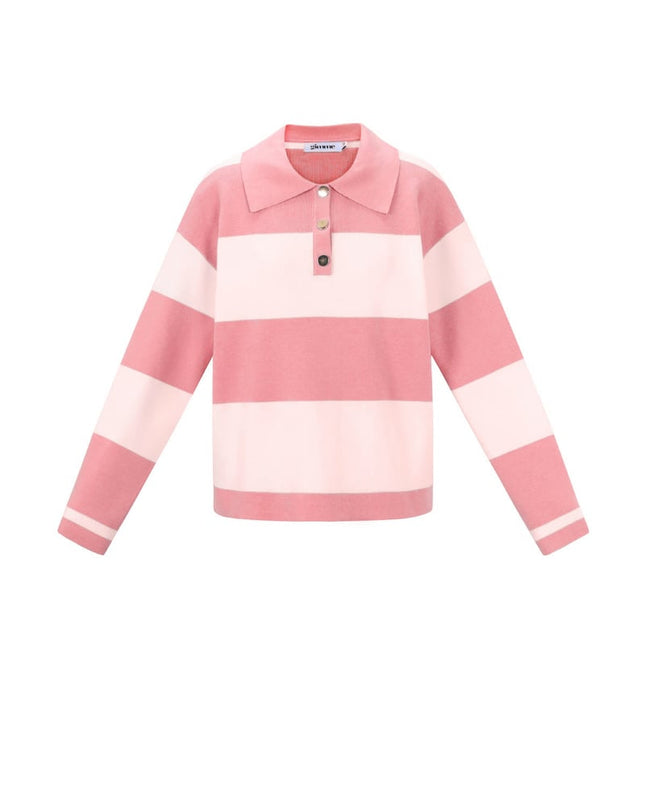 Gebreide truien Strepen Casual Herfst/Winter