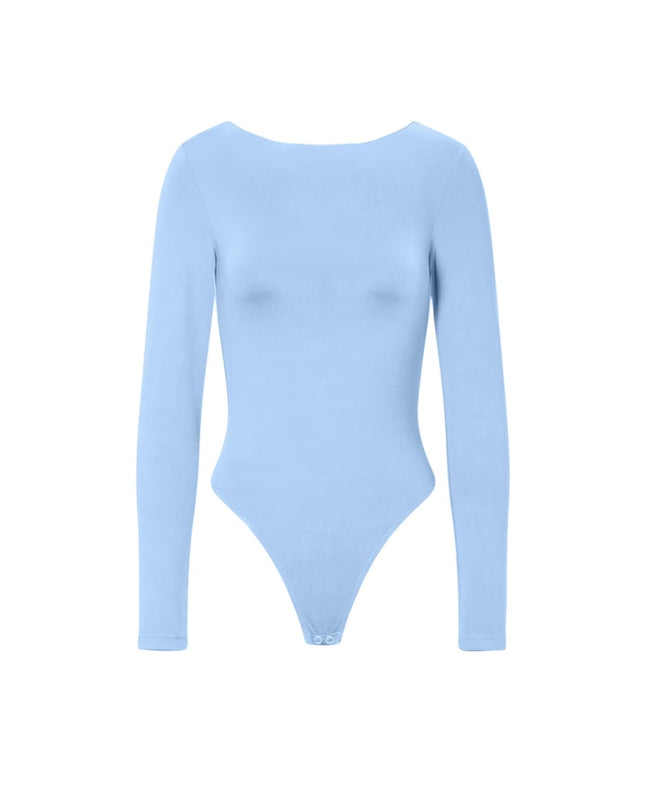 Nylon Shapewear Bodysuit Solid color Basic All Fit  Clothes