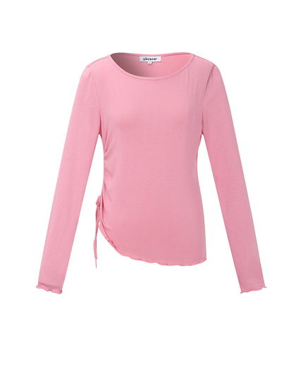 Geplooide longsleeve
