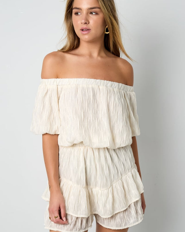 Polyester fiber (polyester) Bodysuits Solid color Casual Spring/Summer Ruffle edge Clothes