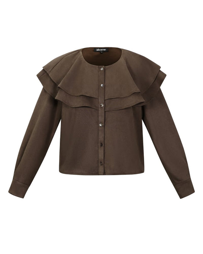 Layered Blouse Suede