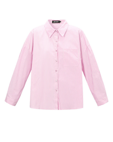 Geweven Katoen Vrouwen Overhemd Casual Letters