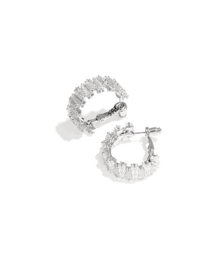 Koperen creolen geometrische casual dagelijkse eenvoudige serie dames sieraden