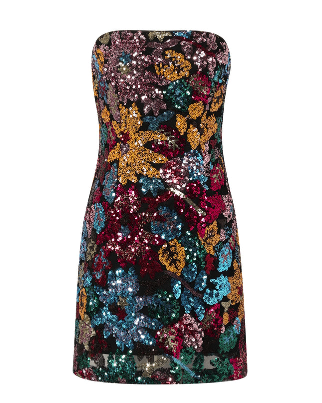 Strapless jurk voor een tropische avond