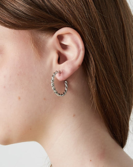 Luxe hoop clip oorbellen