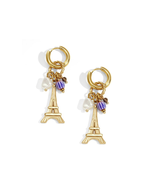 Paris Happy Charm oorbellen