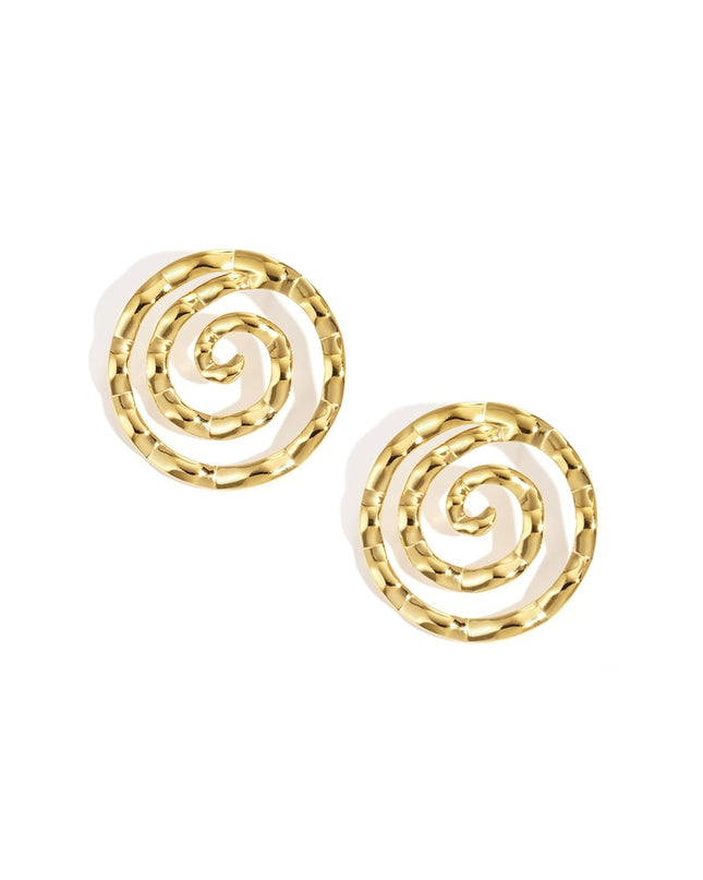 Stainless Steel Stud Earrings lines Casual Daily Simple Series Women's jewelry