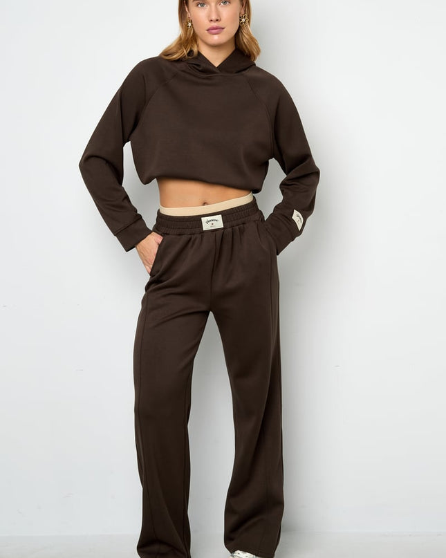 Polyester fiber (polyester) Straight pants Solid color Sporty All Fit  Clothes