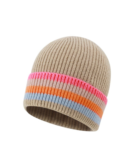 Meerkleurige gestreepte hoed