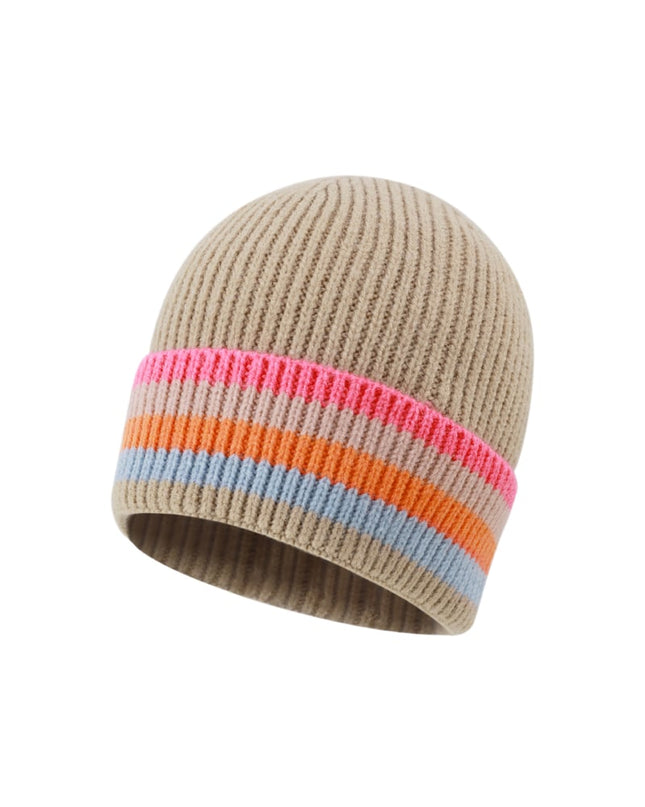 Meerkleurige gestreepte hoed
