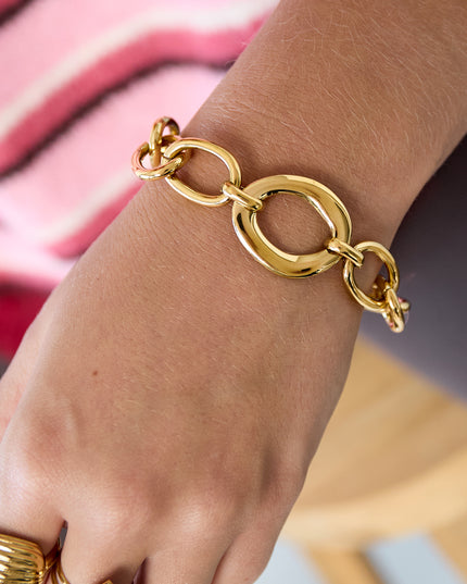 Roestvrijstalen kettingarmbanden Ketting Casual Dagelijks Eenvoudig Serie Damessieraden