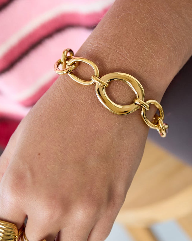 Stainless Steel Chain Bracelets Chain Casual Daily Simple Series Women's jewelry