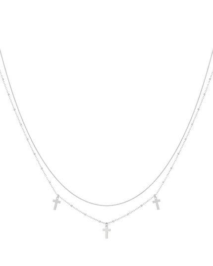   Gelaagde kettingen Kruis Casual Dagelijks Eenvoudig Serie Dames sieraden