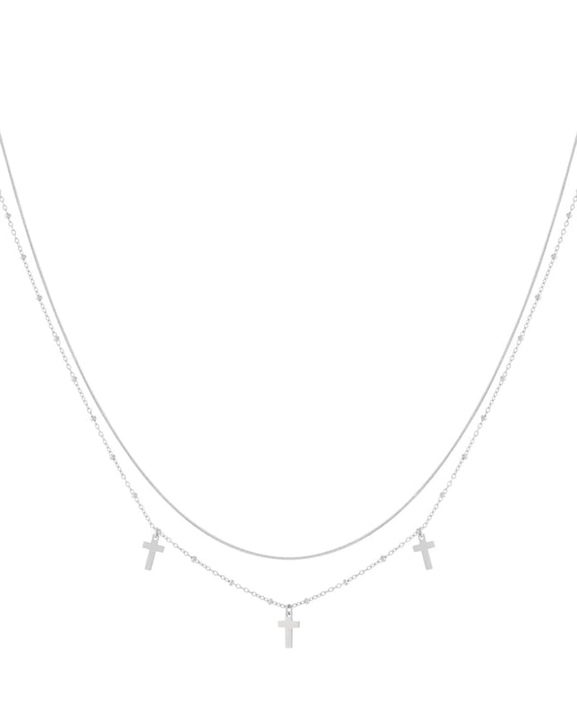   Gelaagde kettingen Kruis Casual Dagelijks Eenvoudig Serie Dames sieraden