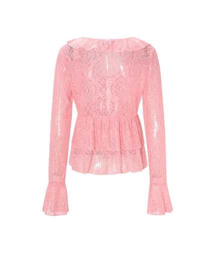 Lace Ruffle Top