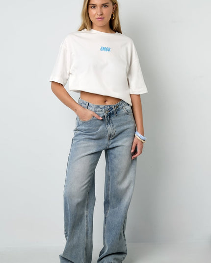 Amor por el mar oversized tee