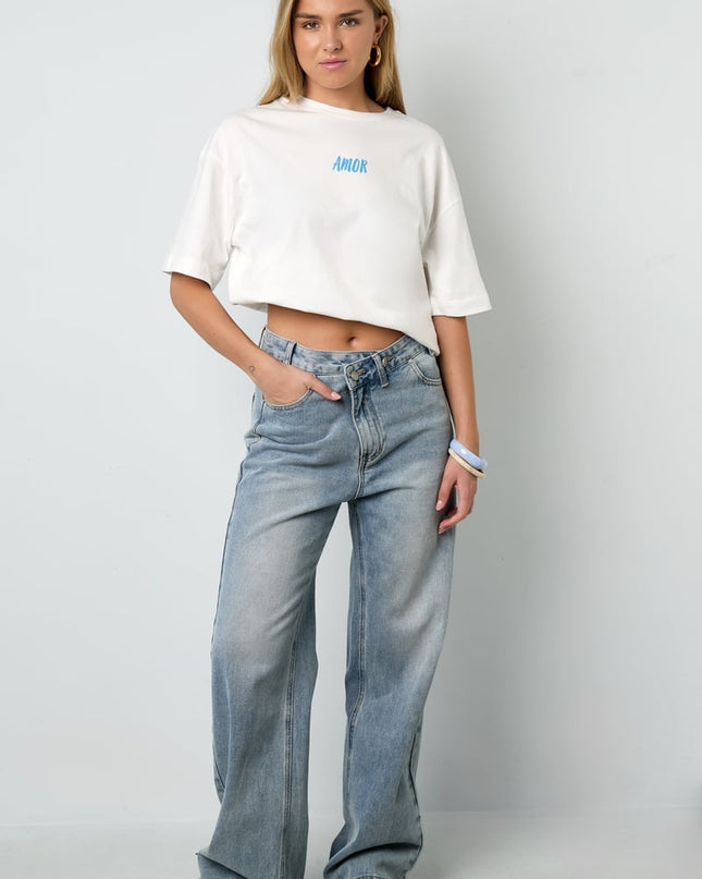 Amor por el mar oversized tee